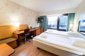 Фото номера Бюджетный двухместный номер с 1 кроватью Отель Budget Hotel Raahe г. Раахе 20